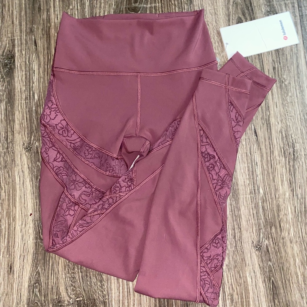 lululemon leggings - mesh, size 2